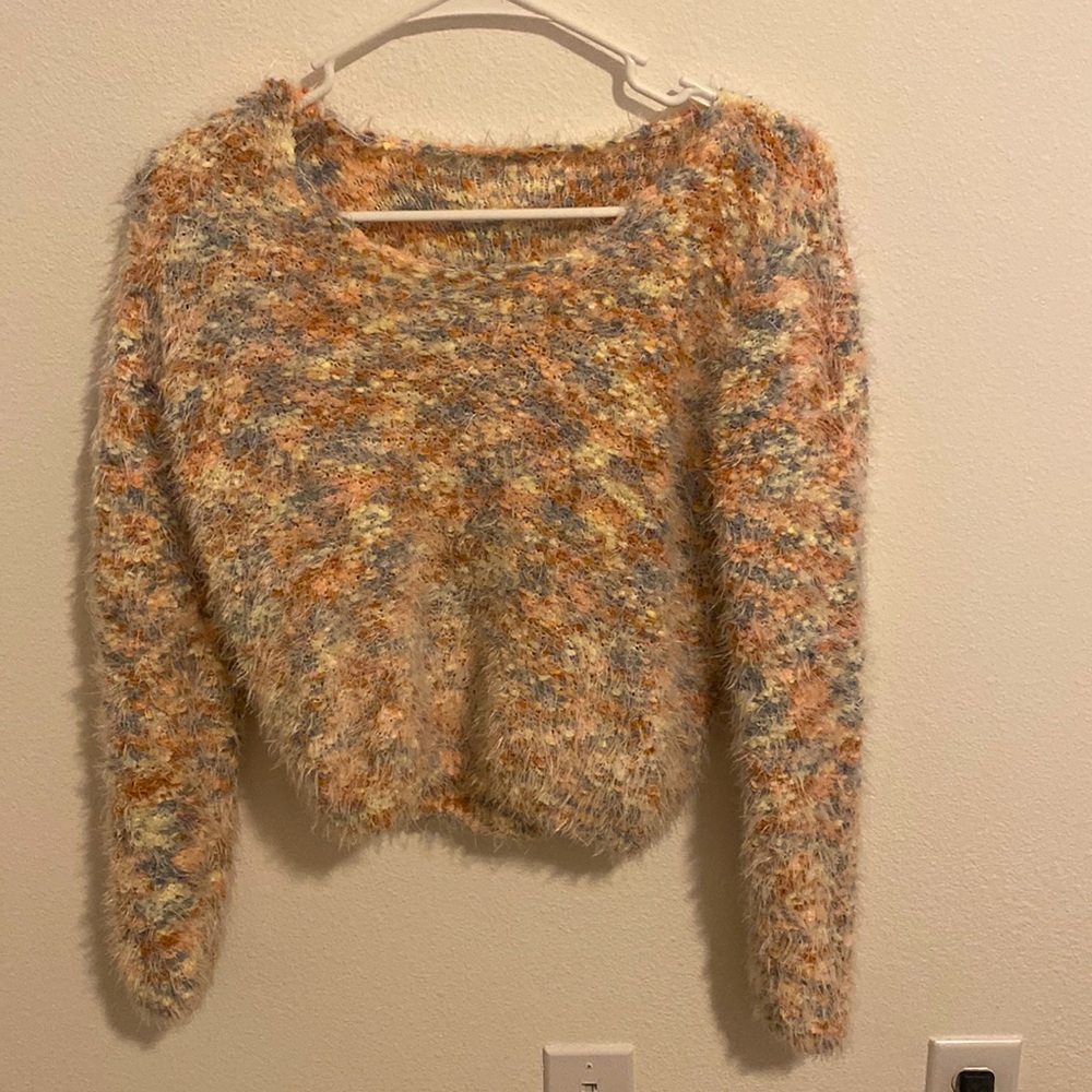 FUZZY SWEATER
